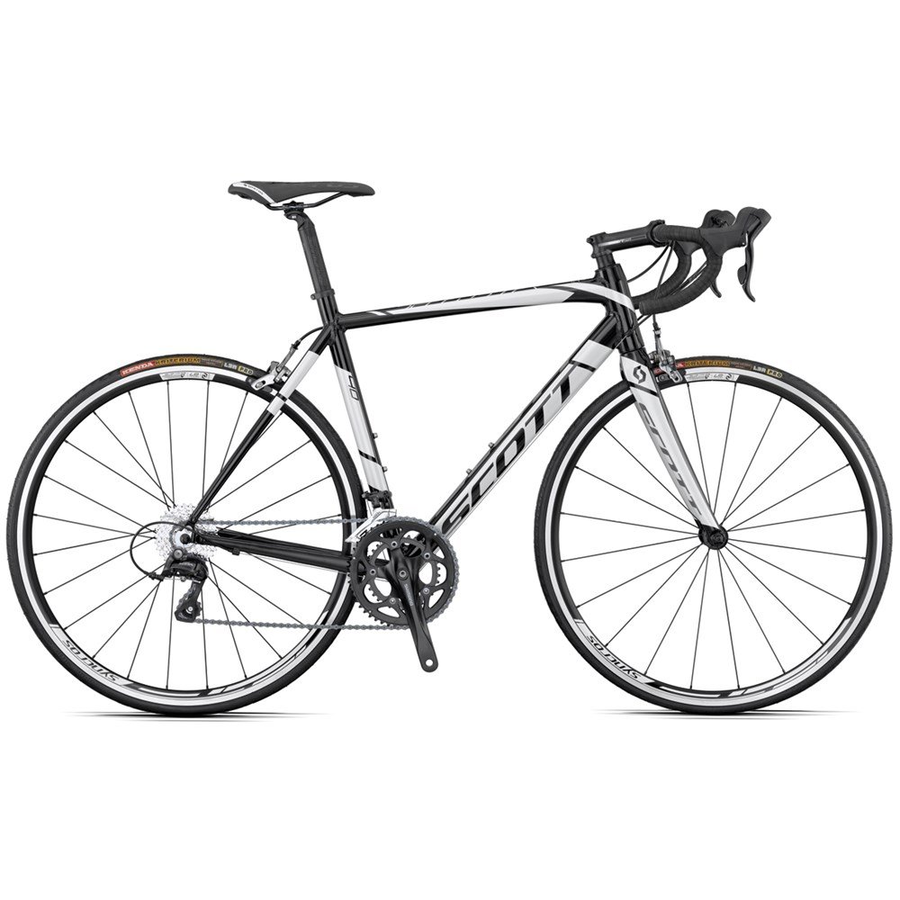 Scott 2015 Speedster 40 Bicycle 52cm, Small Alloy Black, White 