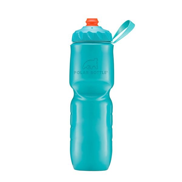 Polar Bottles Insulated Zipstream Bottle Water Bottles/Gel Containers 24 Oz Low Density Polyethylene Aqua