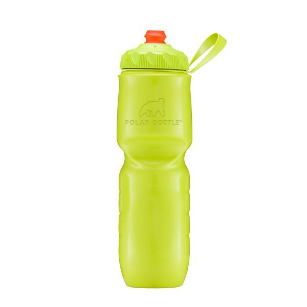 Polar Bottles Insulated Zipstream Bottle Water Bottles/Gel Containers 24Oz Low Density Polyethylene Kiwi