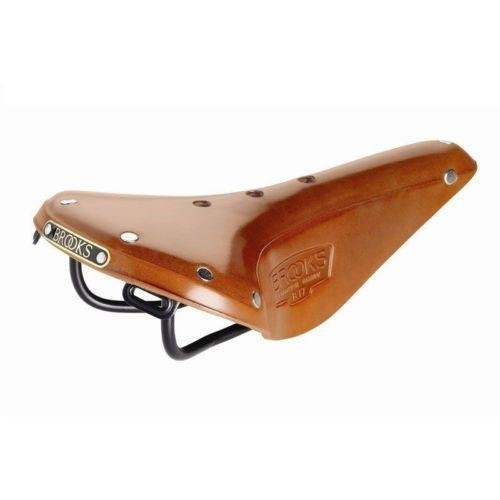 Brooks B17 Narrow Saddle 279mm x 151mm Vegetable Tanned Leather/Steel Honey/Black