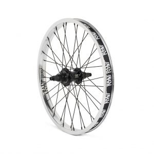 Rant Moonwalker II Wheel(Rear) 20in, Freecoaster, RHD, 9T, 36H, SV Aluminum, Steel, Chromo Silver