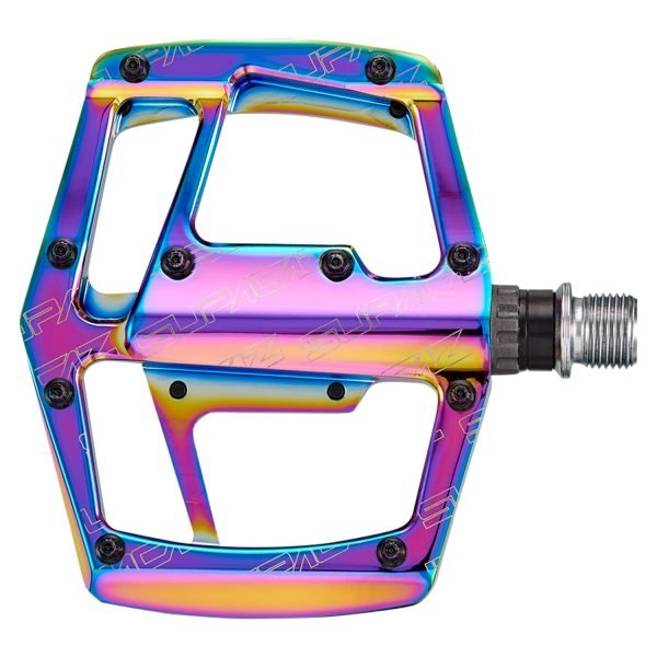 SupaCaz ePedals 9/16 6061 Aluminum/Chromoly Oil Slick