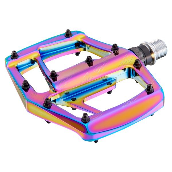 SupaCaz ePedals 9/16 6061 Aluminum/Chromoly Oil Slick - Image 2