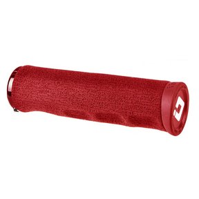 ODI Dread Lock F-1 Series Lock On Grips 135mm A.I.R.E. Compound/Aluminum Red