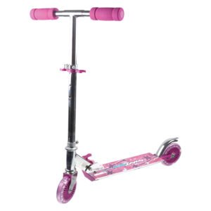 Kidzamo Stars Scooter 2 Wheel Plastic/Aluminum Pink/SIlver/Black