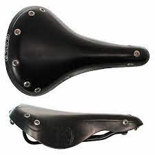 Selle Italia Epoca Saddle 281mm x 176mm Leather, Steel Black
