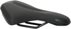 Selle Royal Vivo Ergo Athletic Unisex Saddle 249mm x 160mm Synthetic/Nylon/Royal Gel/Steel Black