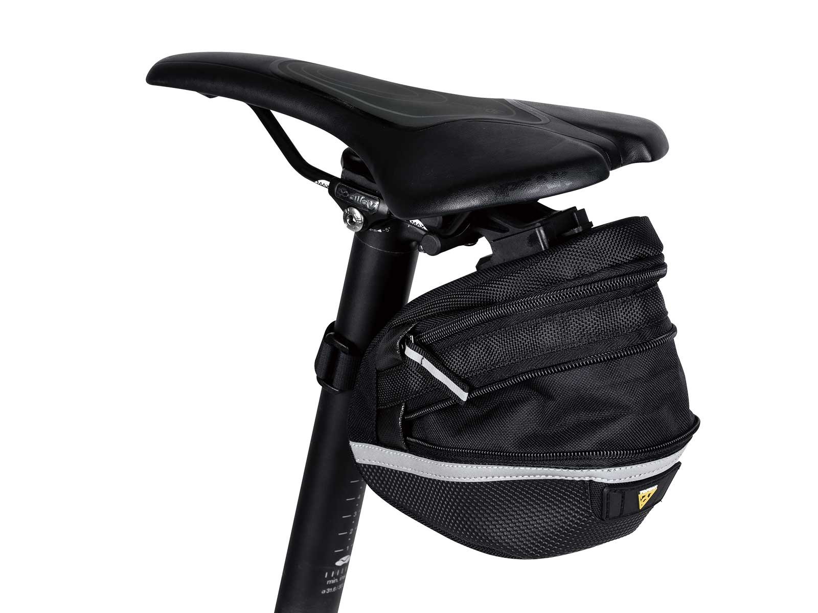 Topeak Wedge Pack II Micro Saddle Bag .5 L/30ci 1000 Denier Nylon Black - Image 2