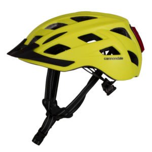 Cannondale CSPC Quick Helmet w/Built In Rear Light S/M 54-58cm Polycarbonate/Foam Highlighter Yellow