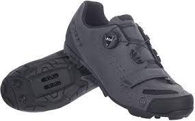 Scott MTB Comp Boa Shoes 12.5-US/47-EU Synthetic Polyurethane/3D Airmesh/Nylon/Glass Fiber Composite/Sticki Rubber Grey Reflective/Black