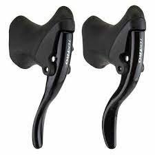Tektro RL520 Ergonomic Drop Bar Brake Levers For Linear Pull Brakes/23.8-24.2mm Clamp Aluminum/Rubber Black