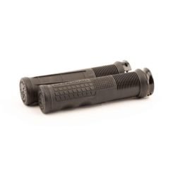 Chromag Format Lock On Grips 133mm Length Rubber/Aluminum Black/Black