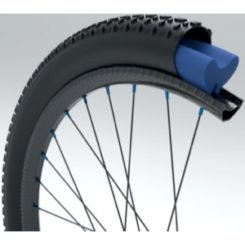 Tubolight Gravel Tire Liner Insert Set 700 x 37-45 Tire/19-25 Rim Foam Light Blue