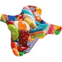 Unleazhed Unsplash M01 Clip On Fender For 24-29in Wheels 315mm Length x 255mm Width Polypropylene Candy Shop