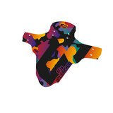 Unleazhed Unsplash M01 Clip On Fender For 24-29in Wheels 315mm Length x 255mm Width Plastic Camo Flipflop