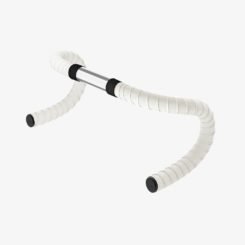 Brooks Cambium Rubber Bar Tape 3mm Thick/2150mm Length/30mm Width PU Coated Polyester & EVA Blend/Cotton/Rubber White