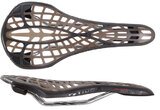 Tioga Spyder Outland Saddle 285mm Length x 125mm Width Carbonite/Silicone/Titanium Black