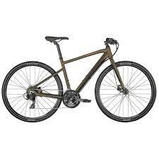 2022 Scott Sub Cross 50 Mens Hybrid Bicycle Medium/700C Wheels/24spd/Shimano Components/Hydraulic Brakes 6061 Alloy Bronze