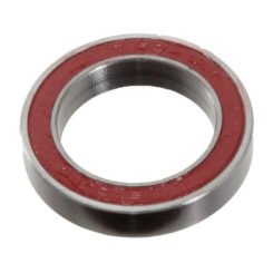 Enduro ABEC-5 Angular Contact Cartridge Bearings 25 ID x 37 OD x 7 W Steel, Silicone Red, Black