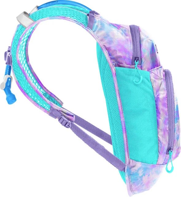 Camelbak Kids' Mini M.U.L.E.® Hydration Pack 5L Gear Capacity, 1.5L Crux® 1.5L Reservoir Ripstop Tie Dye/Pink - Image 3