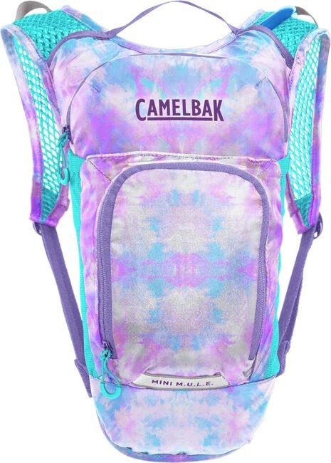 Camelbak Kids' Mini M.U.L.E.® Hydration Pack 5L Gear Capacity, 1.5L Crux® 1.5L Reservoir Ripstop Tie Dye/Pink - Image 4