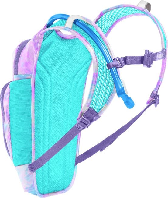 Camelbak Kids' Mini M.U.L.E.® Hydration Pack 5L Gear Capacity, 1.5L Crux® 1.5L Reservoir Ripstop Tie Dye/Pink - Image 2