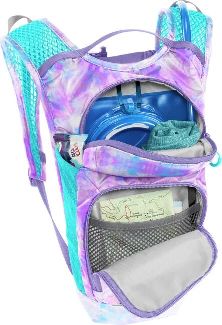 Camelbak Kids' Mini M.U.L.E.® Hydration Pack 5L Gear Capacity, 1.5L Crux® 1.5L Reservoir Ripstop Tie Dye/Pink - Image 5