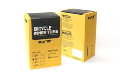 GT Standard Inner Tube 26 x 2.1-2.4, SV40 Butyl, Brass Yellow, Black