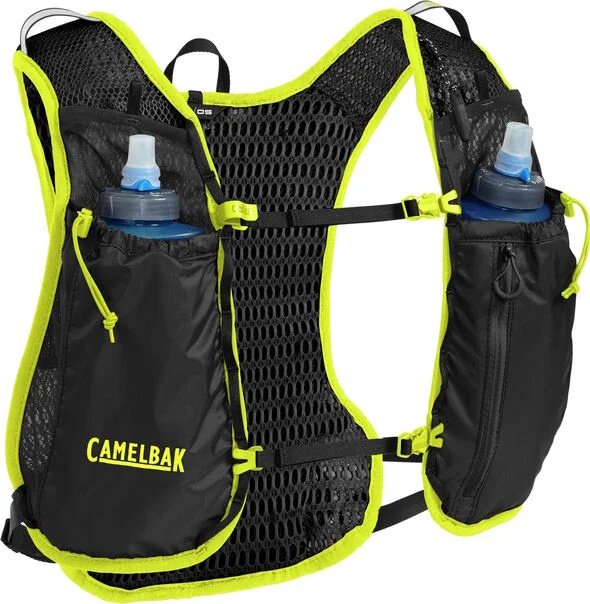 Camelbak Trail Run™ Vest Chest Fit: 32-46in, 6L Gear Capacity, 2 x 17oz Quick Stow Flask Standard 2.0, Recycled N70D Ripstop with C0 DWR Captain's Blue/Spicy Orange - Image 4