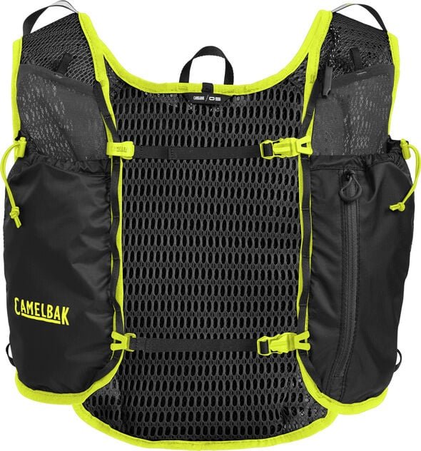 Camelbak Trail Run™ Vest Chest Fit: 32-46in, 6L Gear Capacity, 2 x 17oz Quick Stow Flask Standard 2.0, Recycled N70D Ripstop with C0 DWR Captain's Blue/Spicy Orange - Image 2