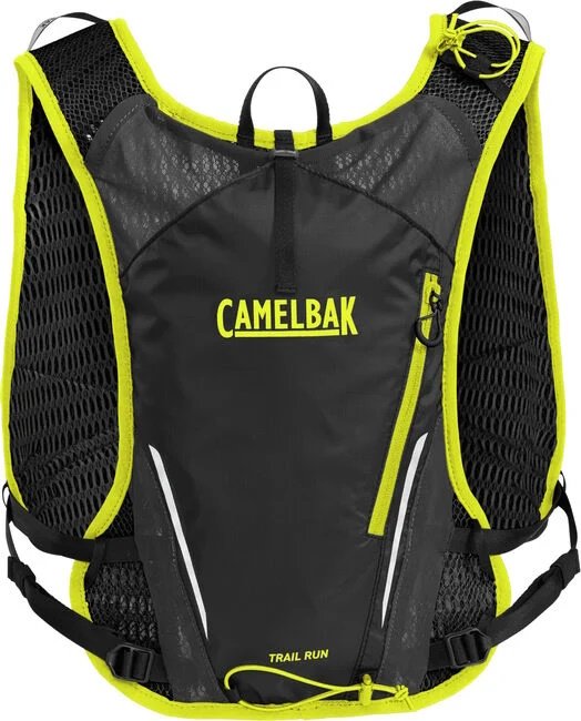 Camelbak Trail Run™ Vest Chest Fit: 32-46in, 6L Gear Capacity, 2 x 17oz Quick Stow Flask Standard 2.0, Recycled N70D Ripstop with C0 DWR Captain's Blue/Spicy Orange - Image 3