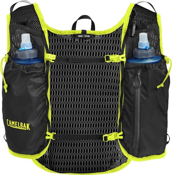 Camelbak Trail Run™ Vest Chest Fit: 32-46in, 6L Gear Capacity, 2 x 17oz Quick Stow Flask Standard 2.0, Recycled N70D Ripstop with C0 DWR Captain's Blue/Spicy Orange - Image 8