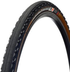 Challenge Gravel Grinder Tire 700 x 33c, Tubeless Ready Rubber, Nylon, Aramid Black, Brown Sidewall