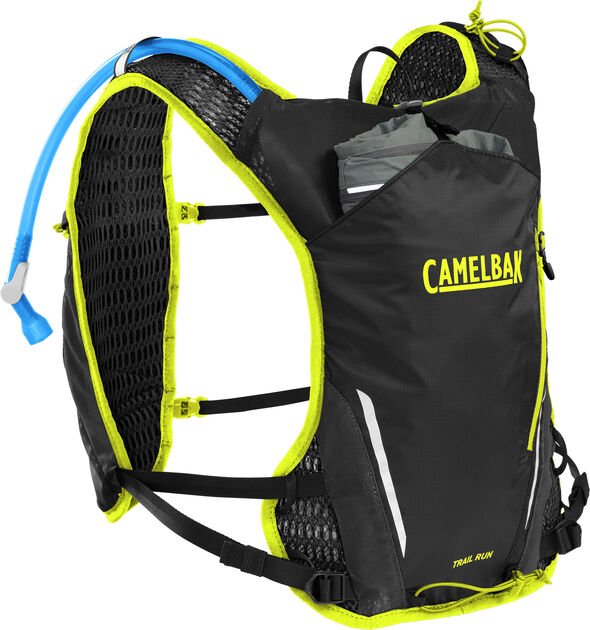 Camelbak Trail Run™ Vest Chest Fit: 32-46in, 6L Gear Capacity, 2 x 17oz Quick Stow Flask Standard 2.0, Recycled N70D Ripstop with C0 DWR Captain's Blue/Spicy Orange - Image 7