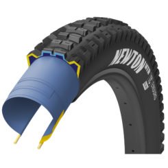 Goodyear Newton MTR Enduro Tire 29 x 2.4, 2 x 120 TPI, Tubeless Complete Rubber, Nylon, Aramid Black, White