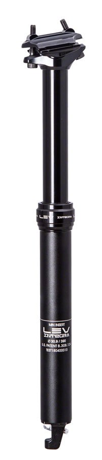 Kindshock Lev Integra Dropper Post 31.6 x 330mm, 100mm Travel, Internal Routing Aluminum Black