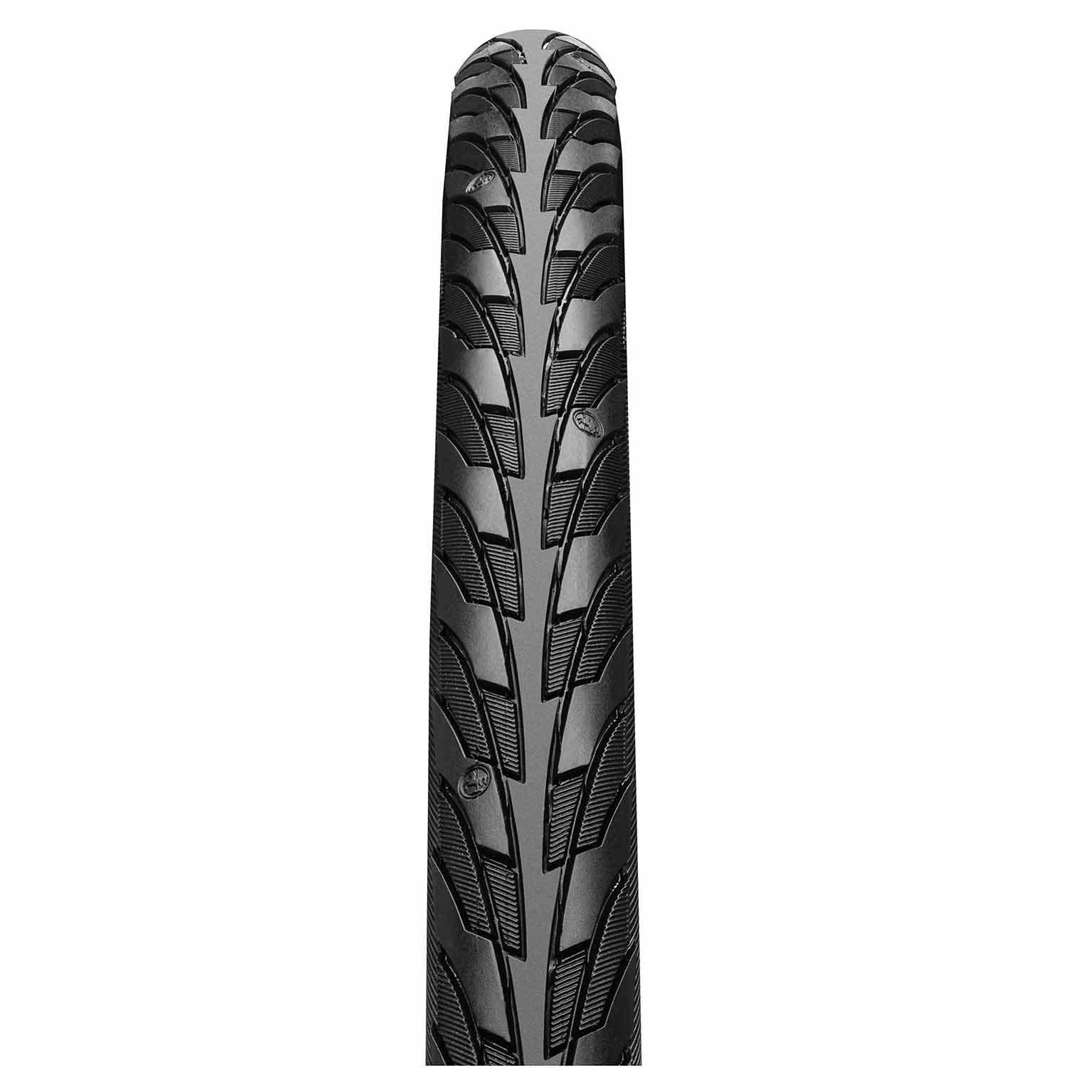 Continental Contact Tire 26 x 1.75 Rubber, Nylon, Wire Bead Black, Reflective Side Wall