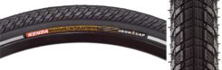 Kenda Kwick Trax Tire 26 x 1.5, Iron Cap, SRC Rubber, Nylon, Steel Black, Reflective Sidewall