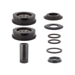 Black Ops American 19mm MX Bottom Bracket Built for 3pc 19mm Spindle Cranks Aluminum Black