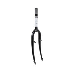 Sunlite MTB Rigid Fork 26in, 25.4mm x 200mm Steerer, Threaded 100mm, 25.4, Canti Brake Mount Hi-Ten Steel Black