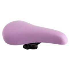 Sunlite MX Juvenile Saddle 230mm x 140mm Microfiber/Nylon/Foam/Steel Light Pink