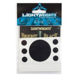 Lightweights Bright Black Reflective Dots 7pc 3M Scotchlite Reflective Material Reflective Black