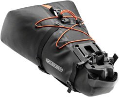 Ortlieb Seat-Pack QR Saddle Bag 13L, 28 x 48 x 22cm IP64 Black, Orange - Image 3