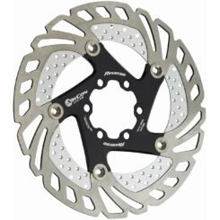 Reverse Components Aircon Brake Rotor 160mm , 6 Bolt, Bolts not included Steel, Aluminum Silver, Black