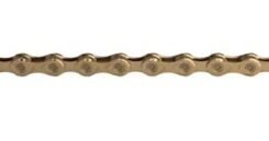 KMC X12x Chain Steel, TI Nitride Coating 12 Speed Gold