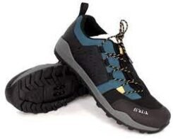 Fizik Ergolace X2 Shoes 9 US/8 UK/42 EU Woven Ripstop/Nylon/EVA Midsole/Vibram Tread Teal Blue/Black