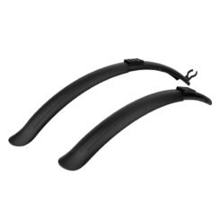 Sunlite Clip On MTB Fenders For 26n Wheels Impact Resistant Plastic Black